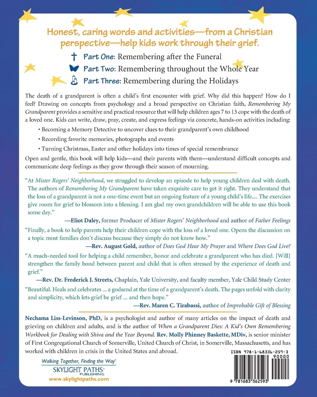 Remembering My Grandparent: A Kid's Own Grief Workbook in the Christian Tradition