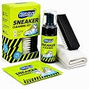 X-SMILE Sneaker Cleaning Kit Premium Foam Shoe Cleaner for White Shoes, PU & Synthetic Leather, Canvas, Mesh & Rubber Gentle, Non-Bleach Formula with Brush, Microfiber Towel & Cleaning Wipe 100ml gallery image