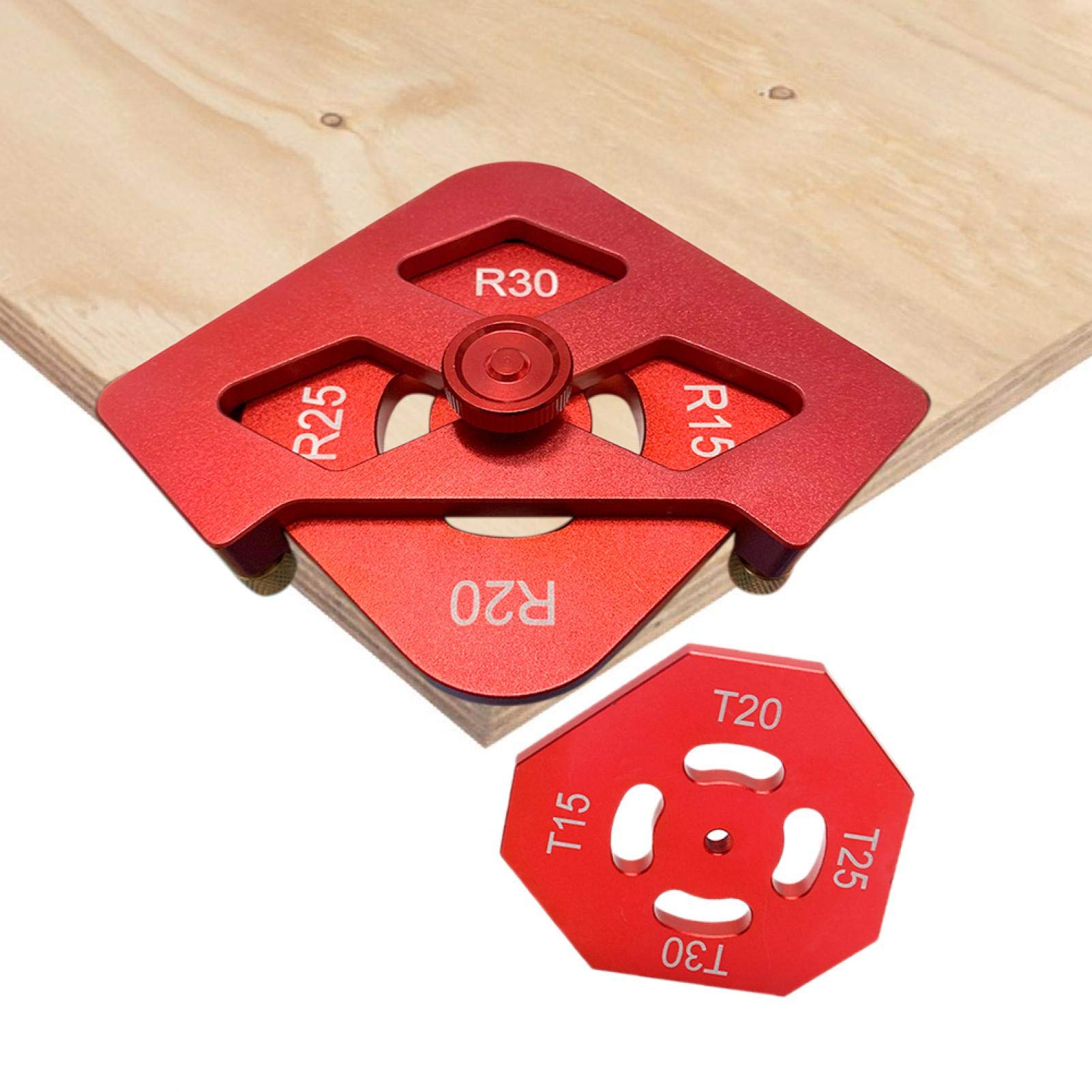 Buy MOVKZACV Practical Corner Radius Quickjig Router Table Template Jig Arc Angle Half Fillet