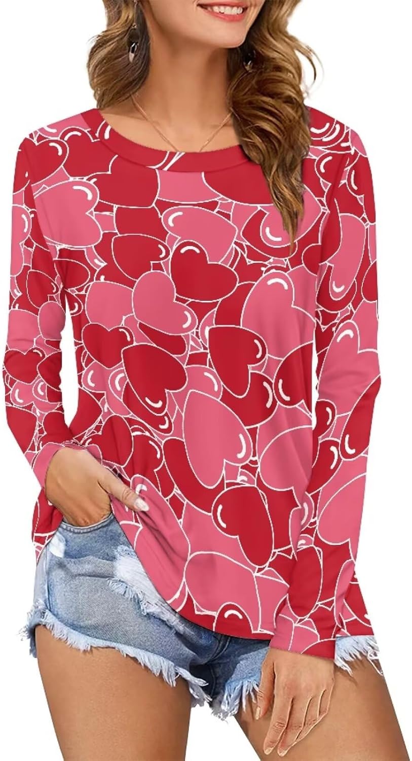 Women's Long Sleeve T-Shirt Workout Quick Dry Loose Tops Plus Size Outdoor Casual Sweatshirt