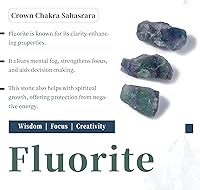 Vista 3 de SUNYIK Fluorita/Obsidiana Negra Trozos Pulidos Cristal Piezas Trituradas Forma Irregular 1 libra (Aproximadamente 460 gramos)