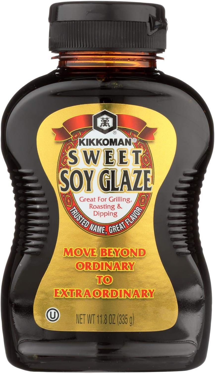 Sweet Soy Glaze - Premium Soy Sauce, Japanese Dark Soy Sauce - 11.8 Ounce, Easy Pour Bottle