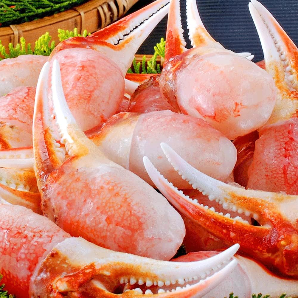 刺身用 超希少 4l 5l 特大7cm 本ズワイガニ カニ爪 ポーション 蟹爪 カニポーション かにしゃぶ ずわい蟹 ギフト 500g プレゼント