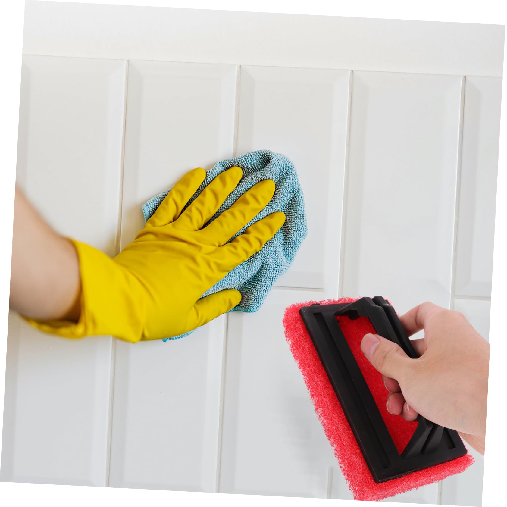 SHINEOFI 5 Series Cepillo De Limpieza Mate Con Mango Cepillo Para Quitar Tinta De Pantalla Verde 3 Estropajos Suministros Para Quitar Manchas Limpiador De Tinta Estropajo 3 piezas x 5