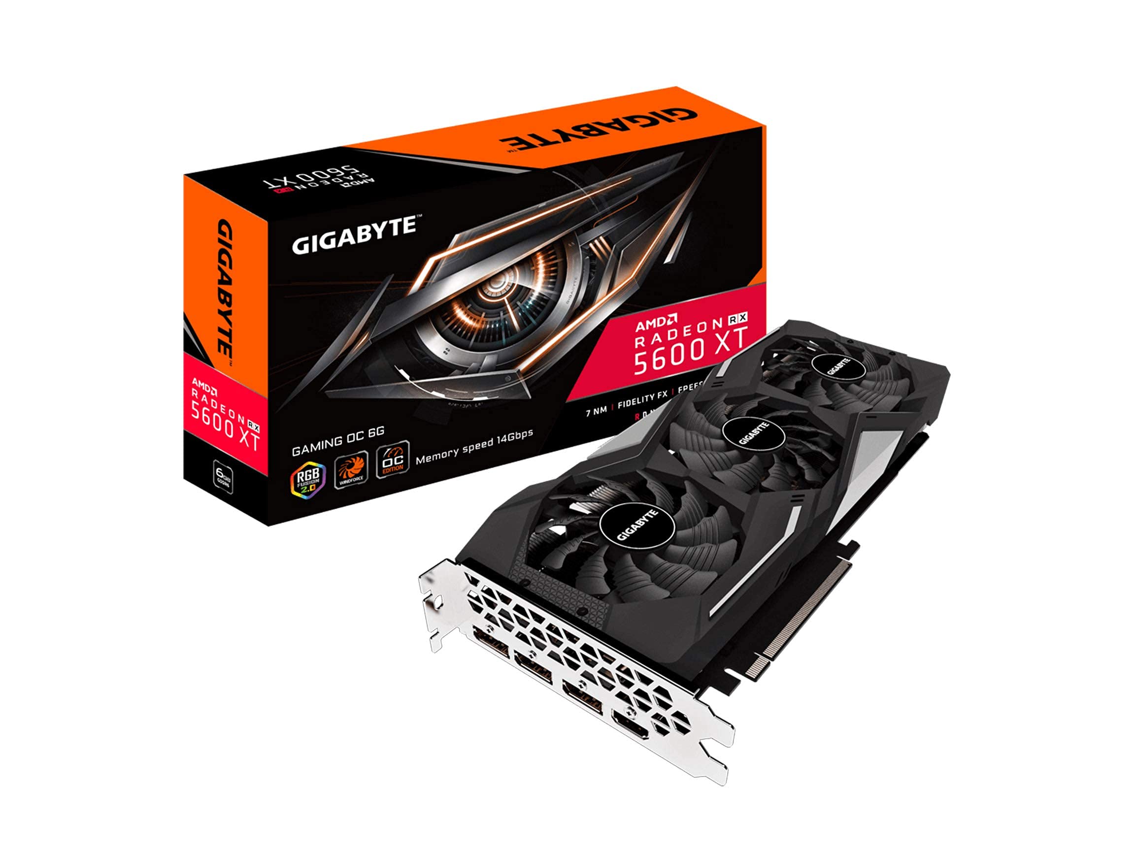 Amazon.com: GIGABYTE Radeon RX 5600 XT Gaming OC 6G (Rev
