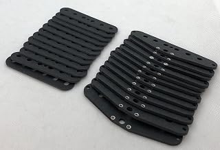 Single coil Strat pickup making flatwork bobbins - Black - 12 bobbins