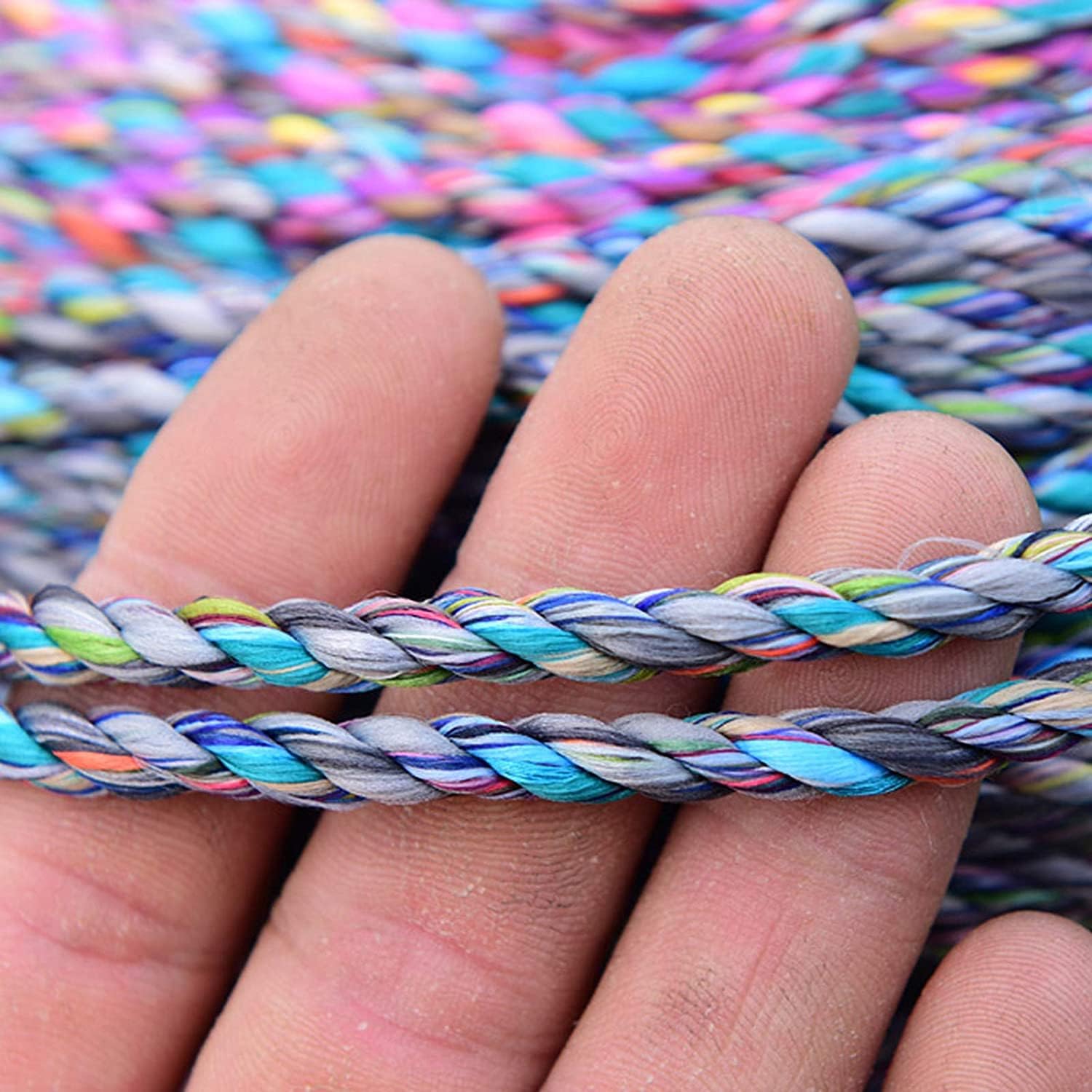 R-620N ナイロンロープ TRUSCO 種類3ツ打 白色 バンド掛巻 太さ6mm 1巻 R-620N - 【通販モノタロウ】 多機能ナイロン織り温室ラミネート手織りロープ6mm屋外耐摩耗性ロープ(Size:50m)