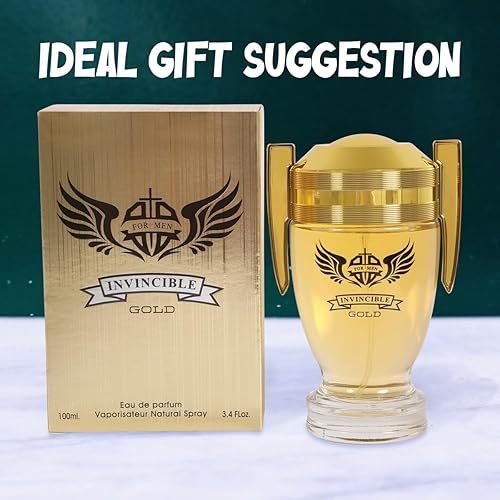 Miniatura 5 de Invicible Gold Spray Perfume - Eau De Parfum para Hombre - 3.4 fl oz  3.4 fl oz