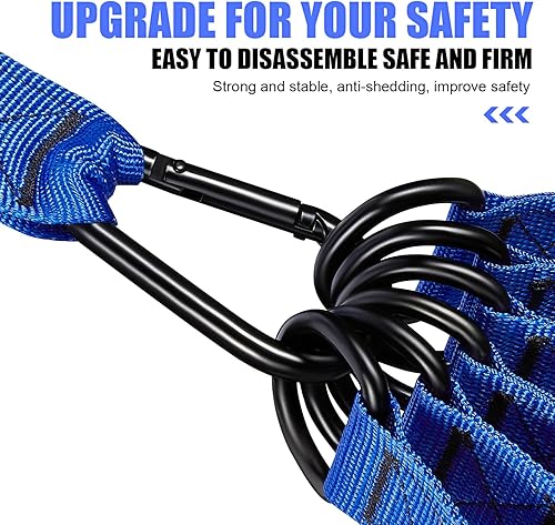 Miniatura 3 de Bandas de resistencia con asas, bandas de fitness resistentes para entrenamiento de fuerza, delgado, yoga, equipo de gimnasio en casa