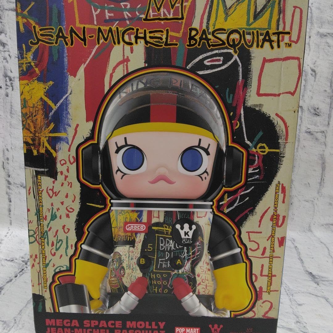 POP MART 400% SPACE MOLLY バスキア BASQUIAT POPMART MEGA SPACE 100% Anniversary Series Jean-Michel