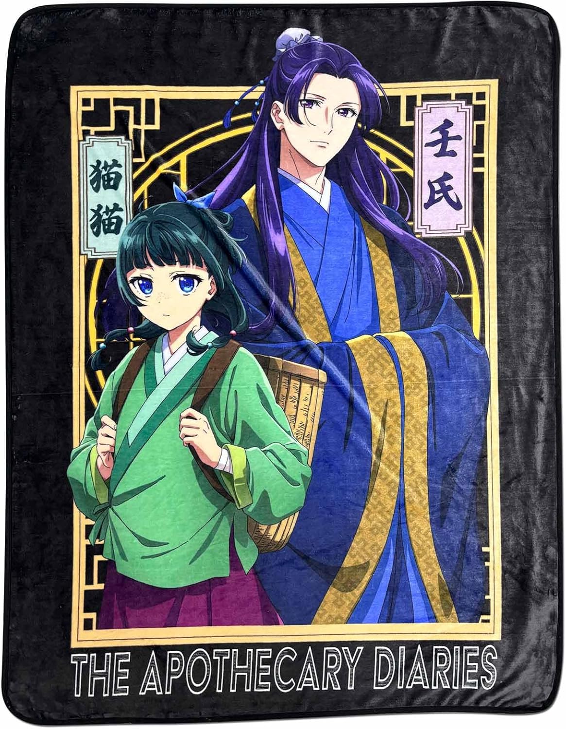 Great Eastern Entertainment The Apothecary Diaries S1 - Maomao & Jinshi Blanket 46" W x 60" H