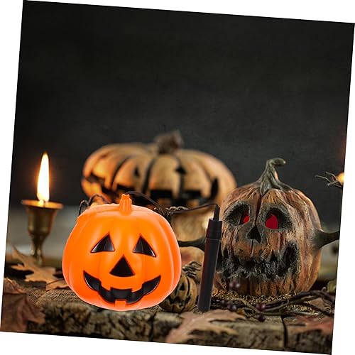 Miniatura 7 de BESTOYARD Spider Jack-o-Lantern Jack o Lantern Luces de mesa de Halloween, centro de mesa de Halloween, decoración de farol, decoración de farol,
