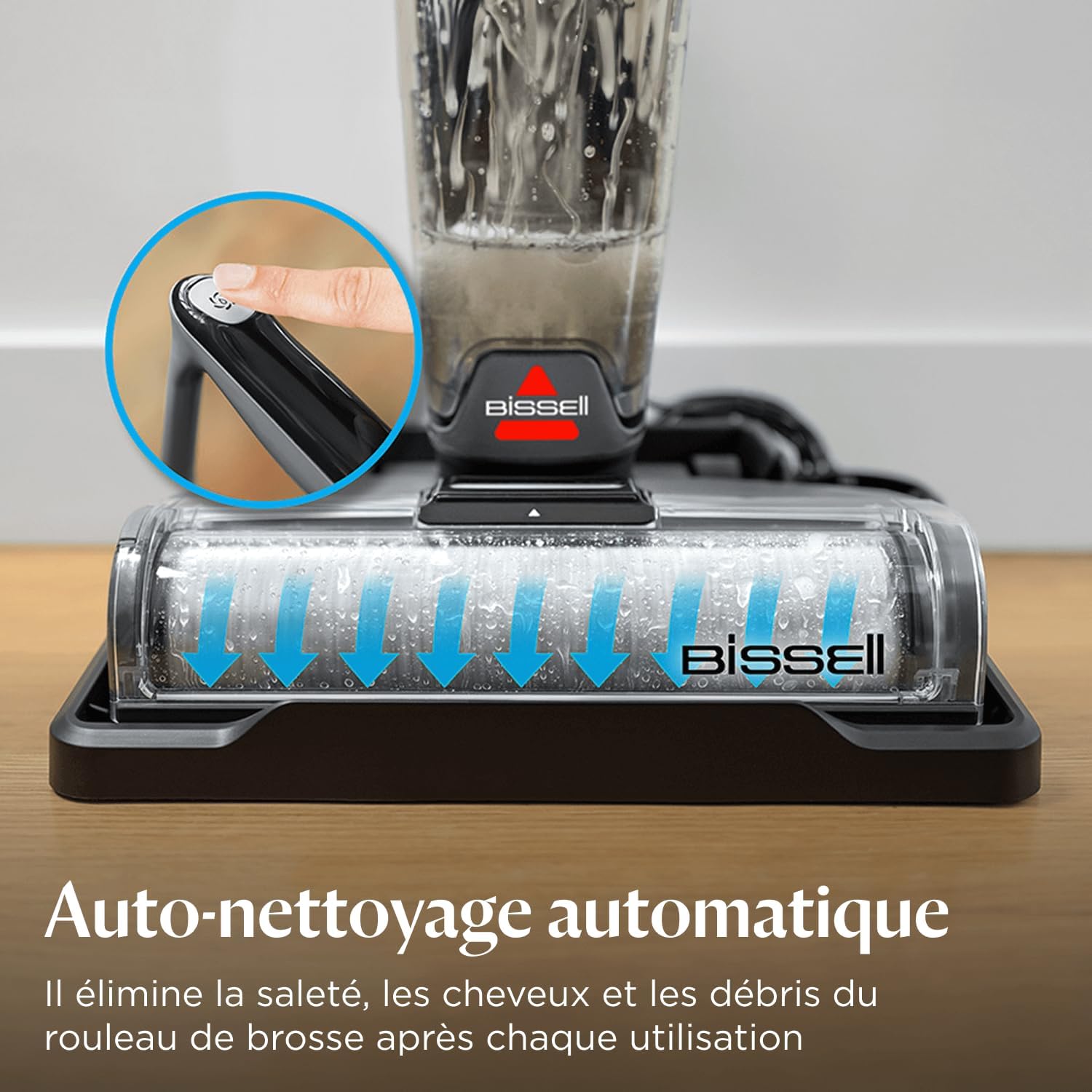 Bissell CrossWave OmniForce Aspirateur Balai Laveur sans Fil 240m² 3912N