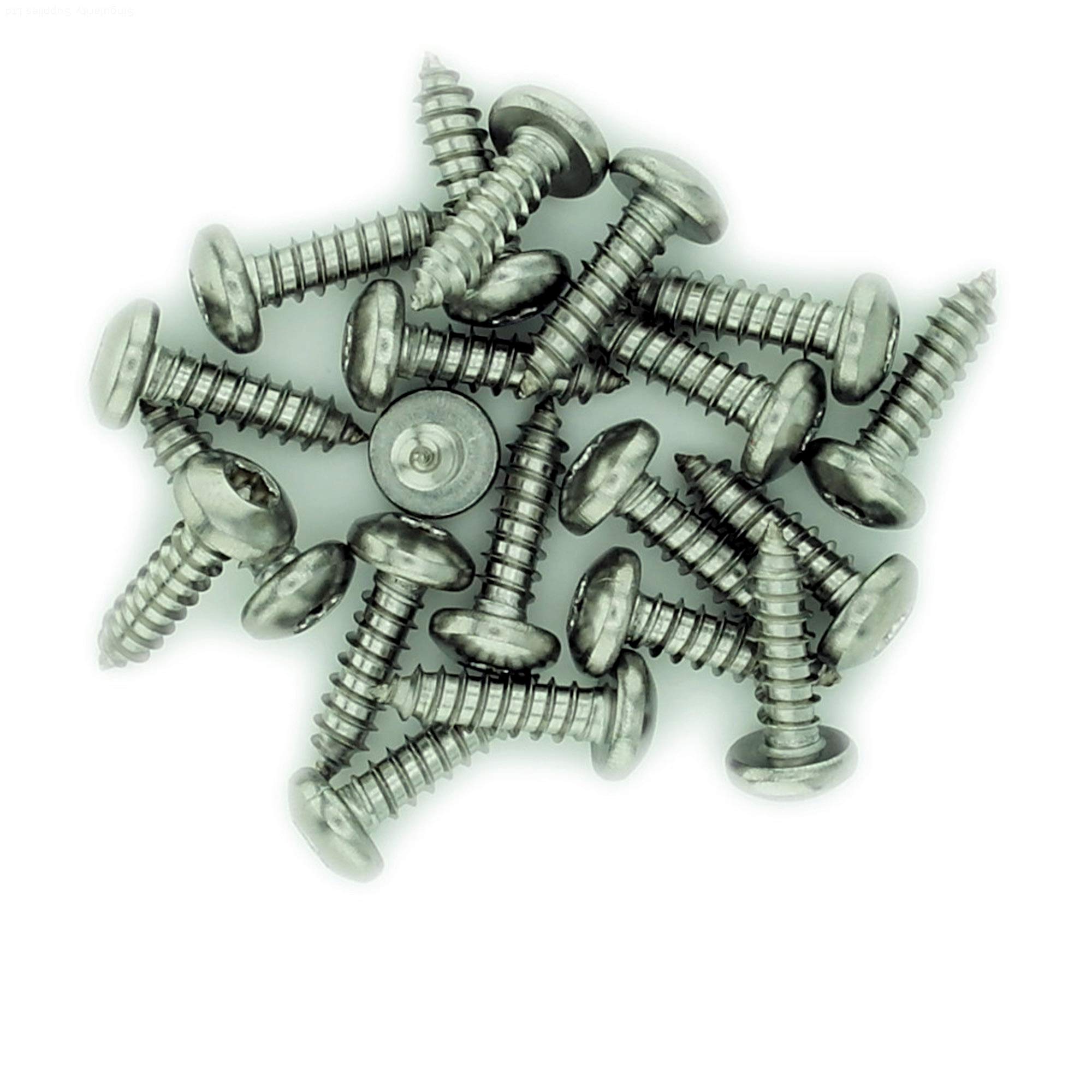 No.8 x 1.25 (4.2mm x 32mm) TX Pan Self-Tapping Screw - Stainless Steel (A2) (Pack of 20)