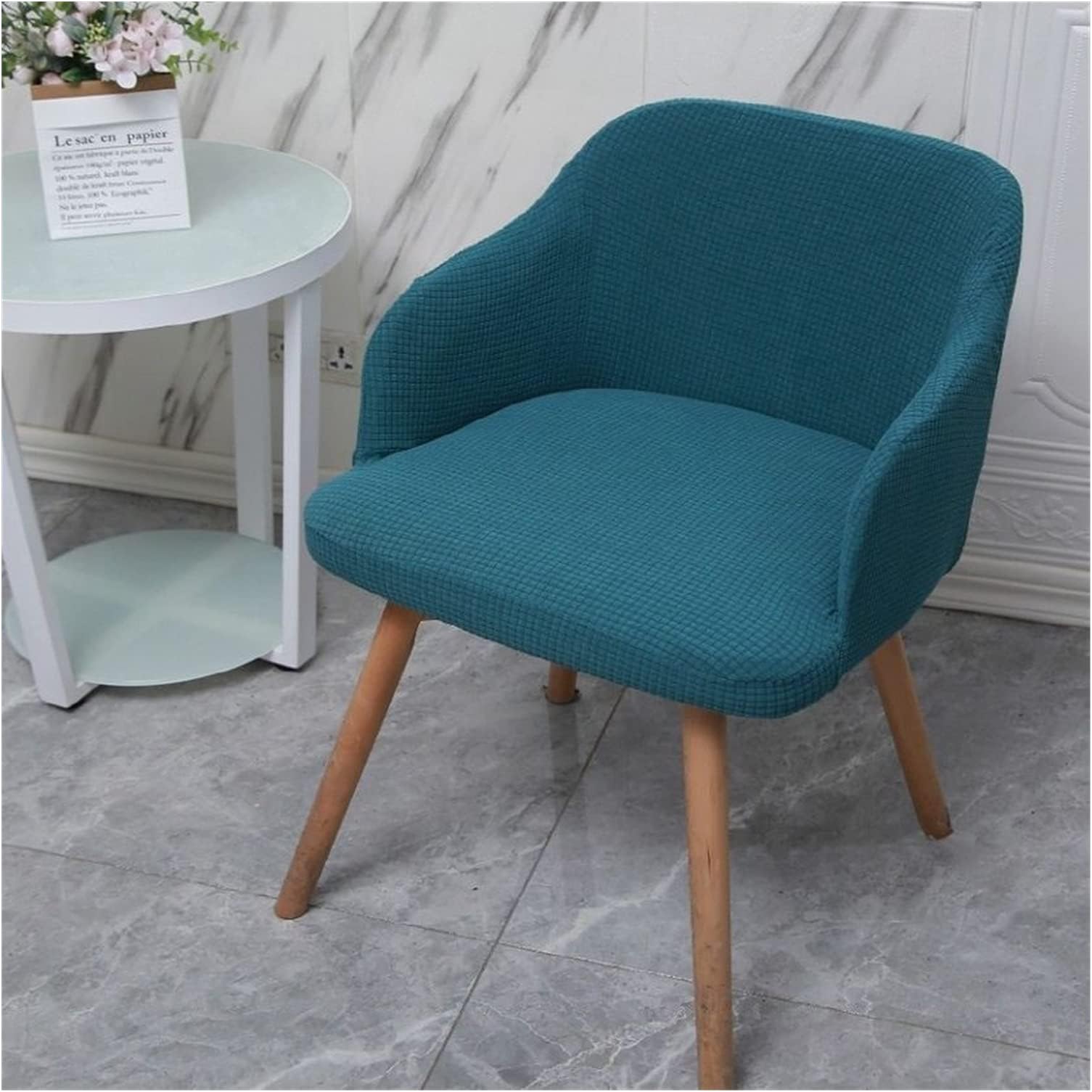OOFAYWFD 1/2/4PCS Computer Office Chair Cover Dining Dining Chair Slipcovers, Study Swivel Chair Protector Jacquard Stretch Removable Washable Chair Covers for Dining Room Living Room Bedroom Kitchen