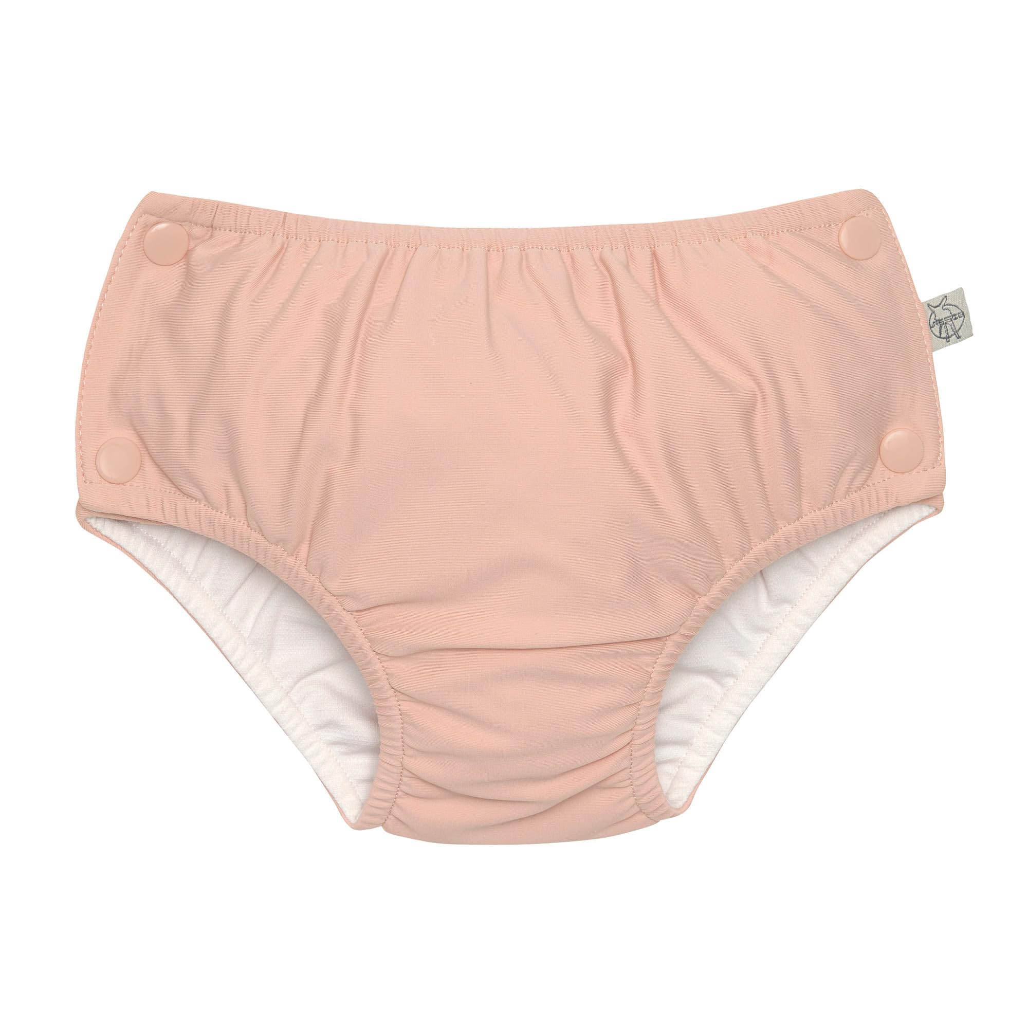 Lässig Splash & Fun - Couche de bain avec boutons-pression - Rose - 74/80 - 7-12 mois