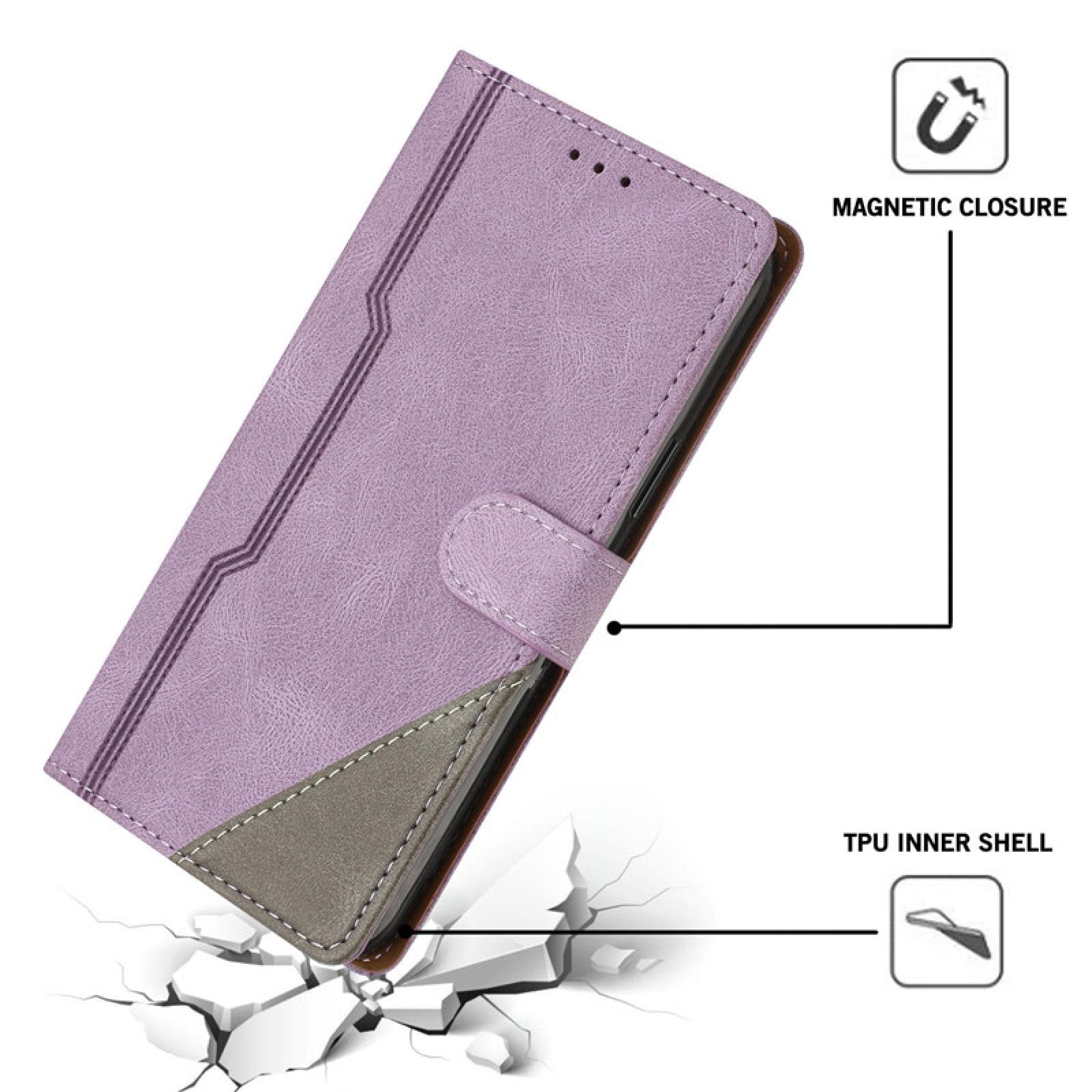 Étui Portefeuille en Cuir avec Support à Rabat pour iPhone 7 (iPhone 8) et Chargement sans Fil (Noir)