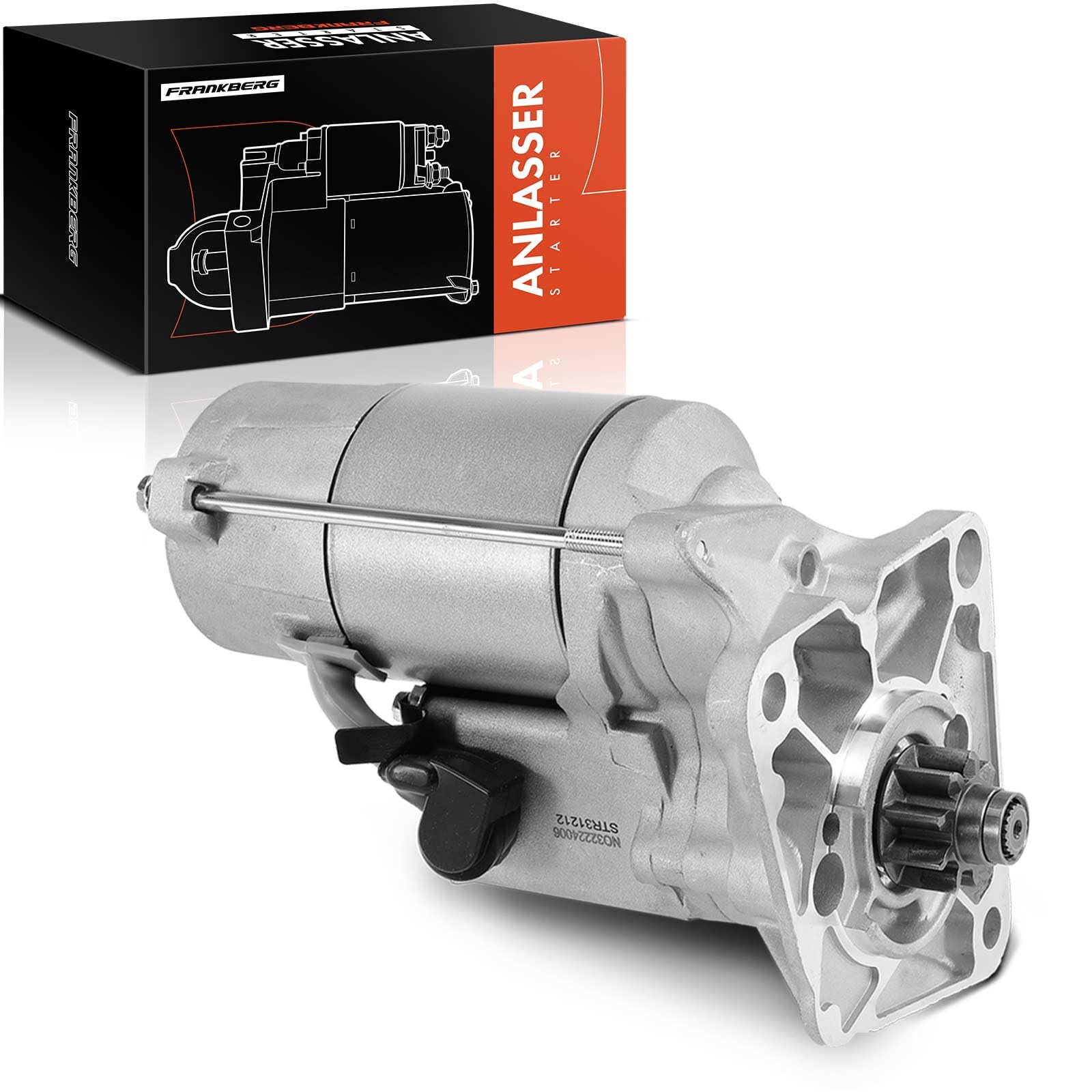 Frankberg Démarreur 1,8 kW 12 V 9 dents NAD101240 | Compatible avec: Defender Station Wagon L315 L316, Defender Cabrio L316, Defender Pick-up L316, Découverte II L318