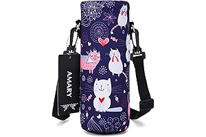 AMARY Juggy Water Bottle and Sleeve Cat