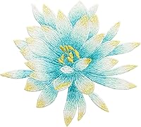 Vista 8 de Parches de flores de begonia para coser, bordados para ropa DIY, chaquetas, jeans, mochilas, sombreros, manualidades de costura (Begonia rosa)