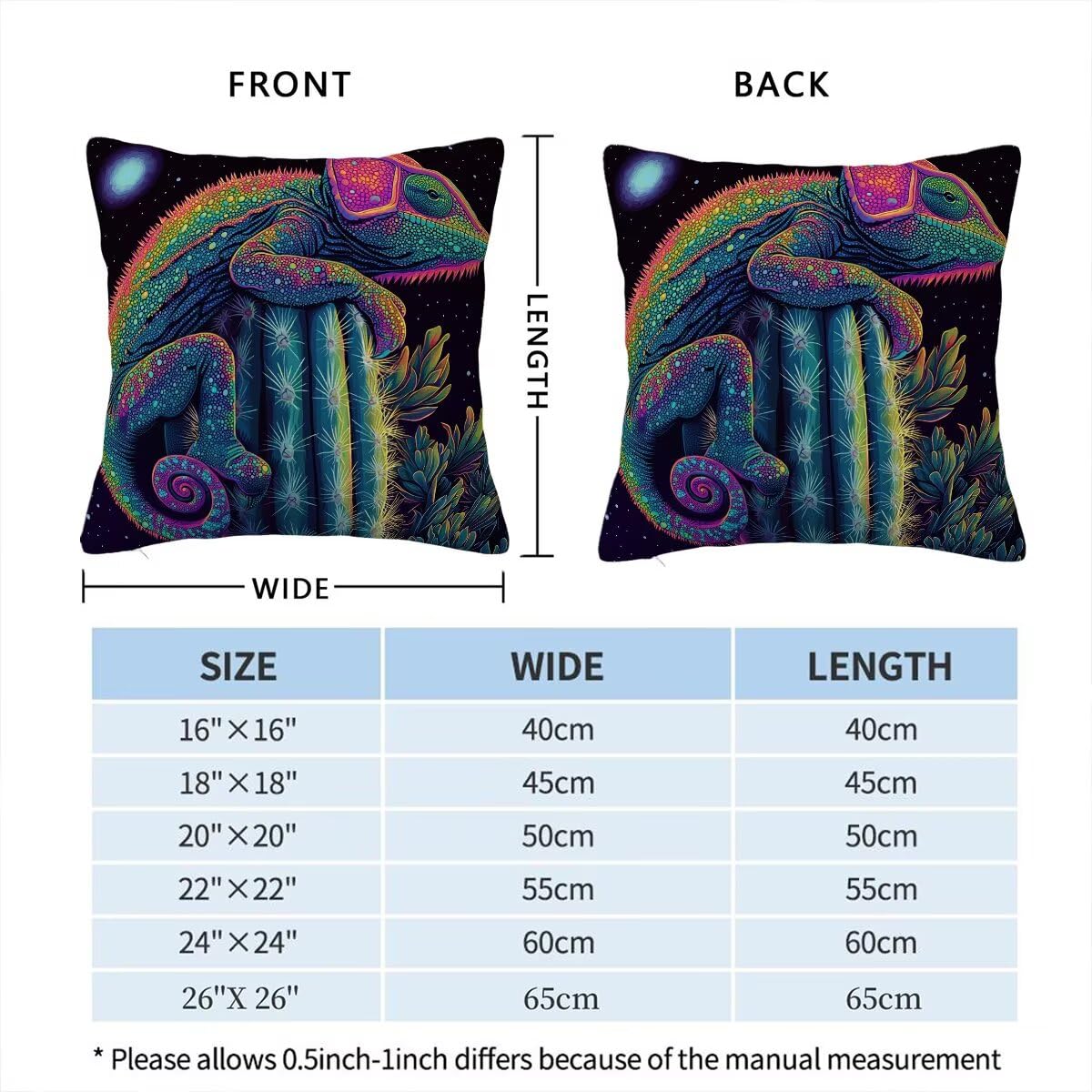 Kissenbezug Grün, Sofakissen 55x55 4er Set, Weich Samt Dekokissen Kissenbezüge Wetterfest, Pillow Case für Deko Kissen, Zierkissen Polsterbezug für Wohnzimmer, Geschenke für Frauen, Eidechse F-28
