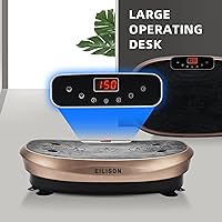 Vista 3 de EILISON FITABS - Máquina de ejercicios de placa de vibración 3D con asiento - Oscilación, pulsación + plataforma vibratoria, press de brazos