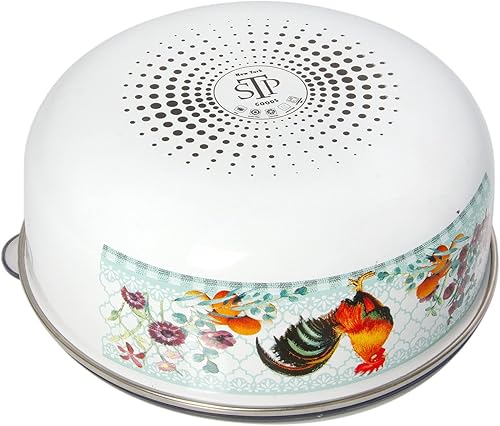 Miniatura 7 de STP GOODS Tazón de aluminio esmaltado para cocina, 1.1 cuartos de galón (1 litro) 1.5 cuartos de galón (1.4 L) Cuenco de almacenamiento esmaltado de