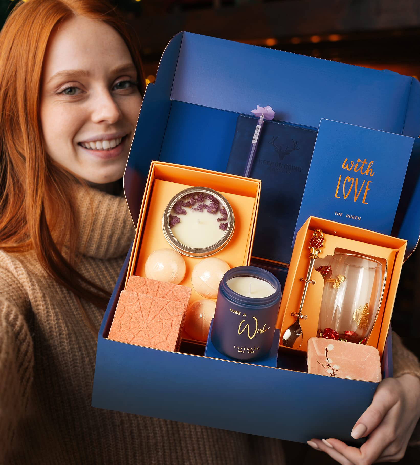 Amazon.co.jp: 女性用ギフトバスケット 豪華な誕生日プレゼント 女性