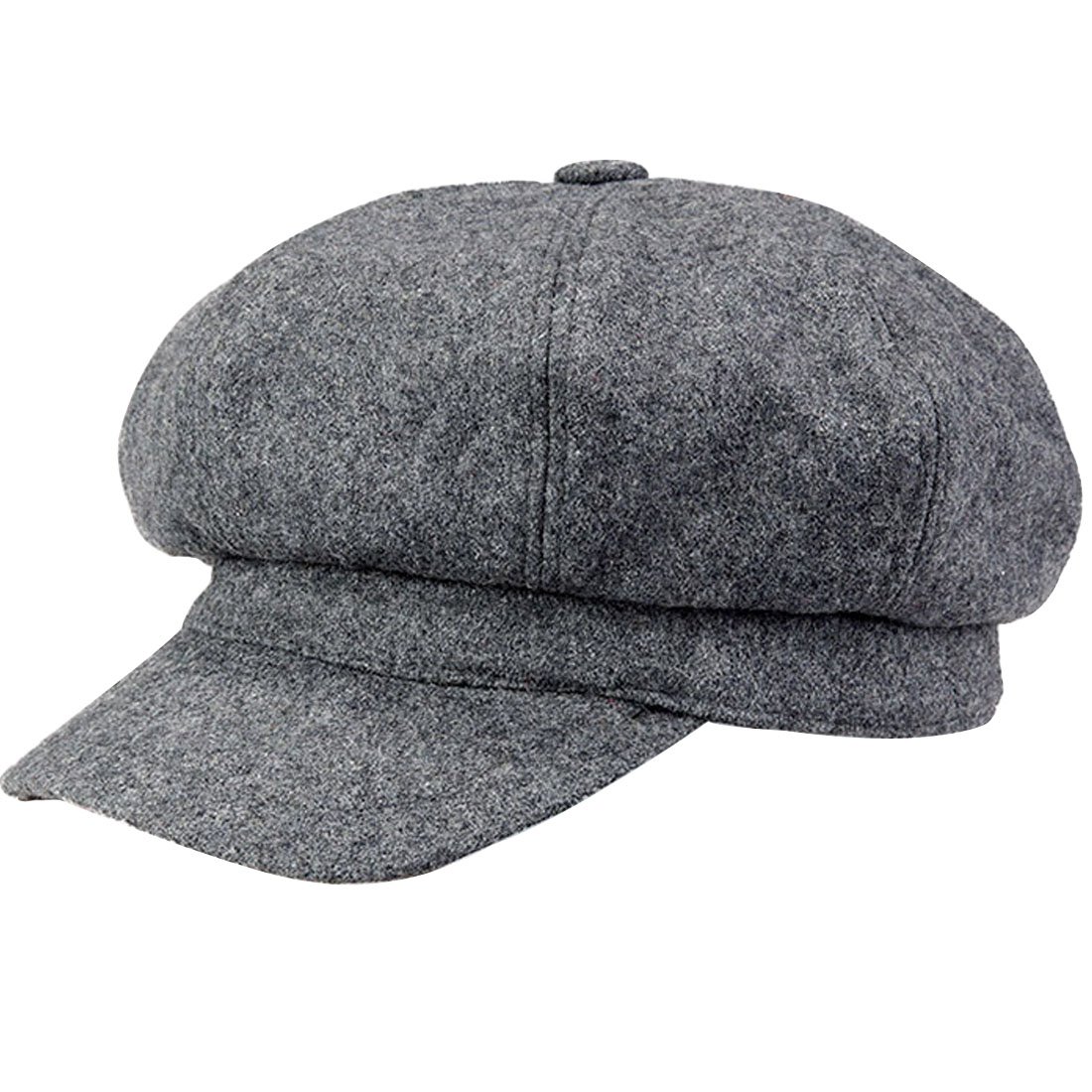 LerBen® Women Girls Fashion Classic Knitted Warm Peaked Beret Hat Flat Caps Black