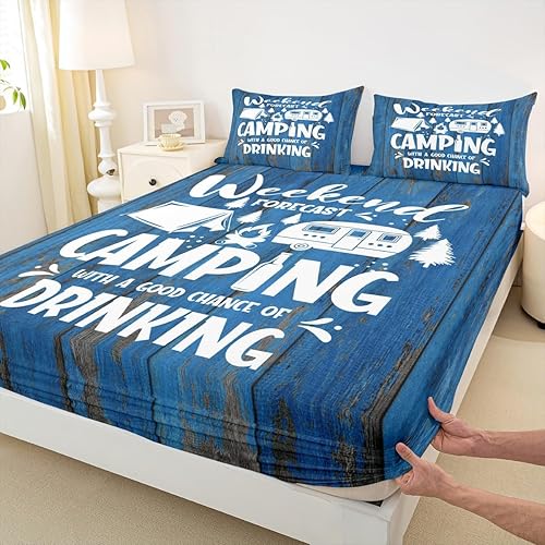 Vista 8 de Anchor - Juego de sábanas náuticas para cama individual, estilo rústico, 2 piezas para niños, adolescentes y adultos, decoración de habitación