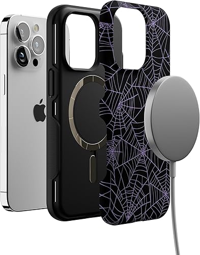 Vista 393 de Casely iPhone 13 Pro Case Compatible with MagSafe Blue Marble Case