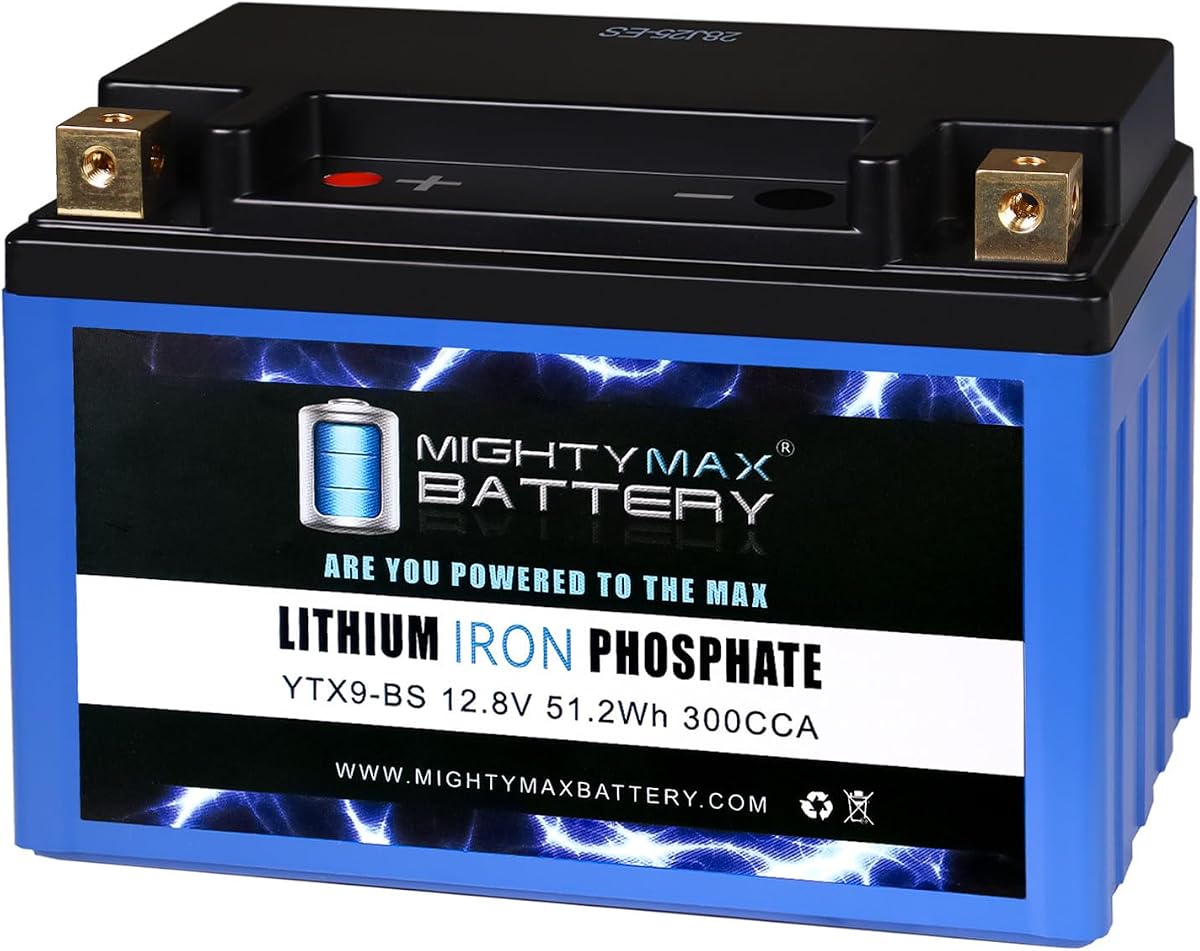 Mighty Max Battery YTX9-BS Lithium Battery Replacement for Honda EU3000 Generator 00-11