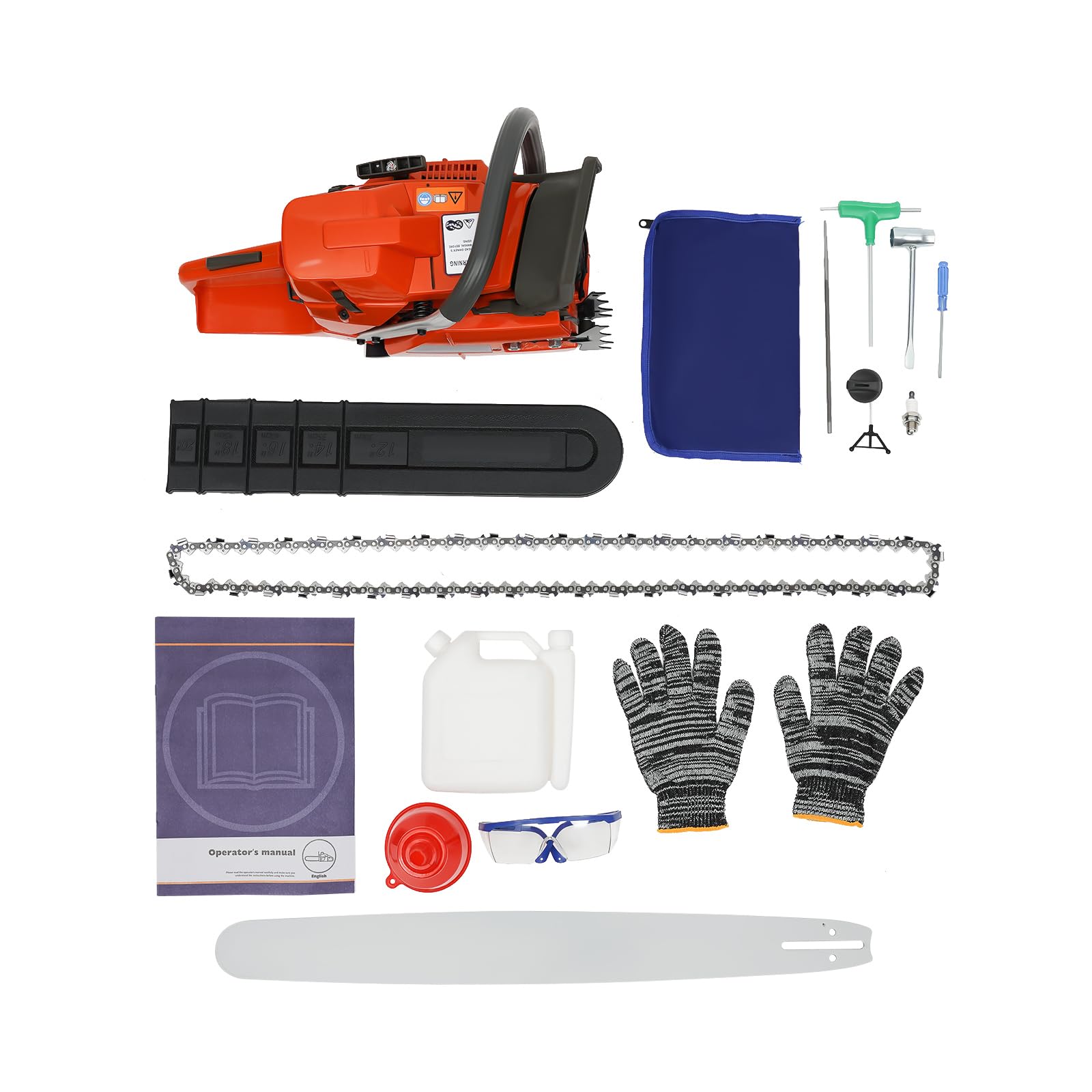 CHAANY カホン CHCC-NT Amazon.com : Gas Powered Chainsaw, 71CC 2-Stroke 3.9KW