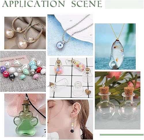 Miniatura 6 de UNICRAFTALE 90 piezas de 3 tamaños colgantes de acero inoxidable con forma de perla, pasador de perla, pasador de perla, pasador de ojo de taza de 4