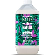 FAITH IN NATURE Natural Conditioner - Vegan & Cruelty Free, No SLS or Parabens - 169 fl oz Refill Pack, Lavender & Geranium