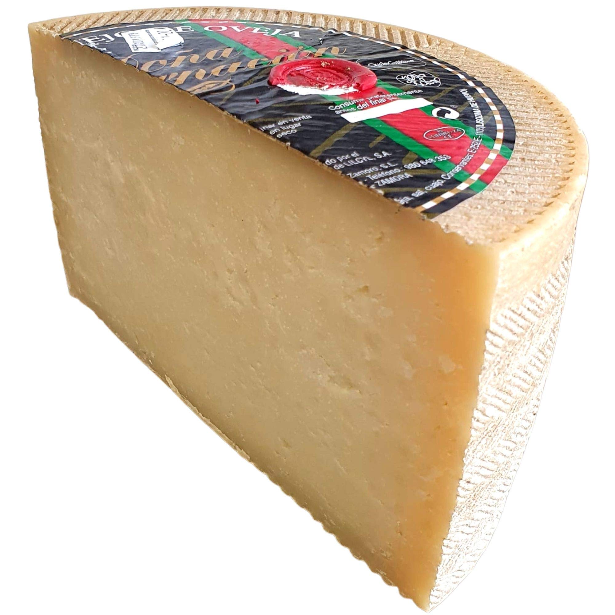 Queso de Oveja Doña Encarnación - Queso Viejo de Oveja - Peso Aproximado 3 Kilos - Queso Curado Elaborado con Leche Cruda de Oveja