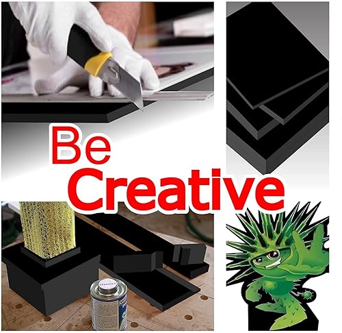 Miniatura 5 de Othmro POM - Hoja de plástico imprimible rígida y duradera, lámina de plástico para bricolaje, decoración del hogar, manualidades, uso al aire