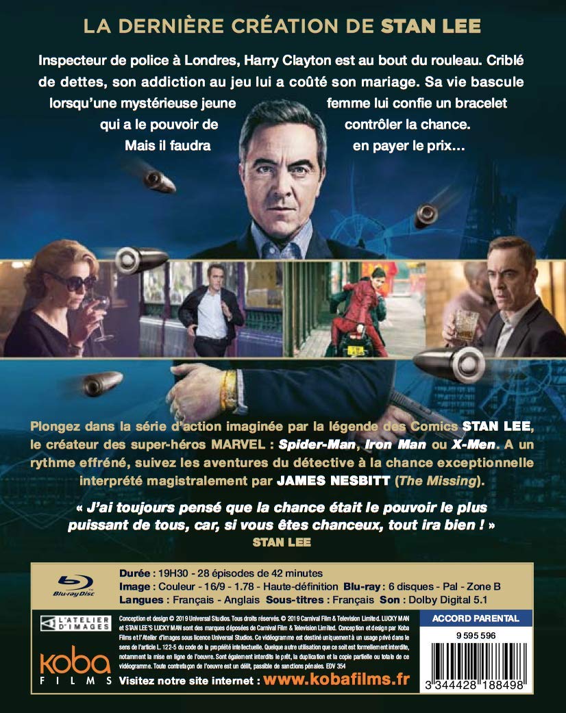 Lucky Man (Complete Series 1-3) - 6-Disc Boxset [ NON-USA FORMAT, Blu-Ray, Reg.B Import - France ]