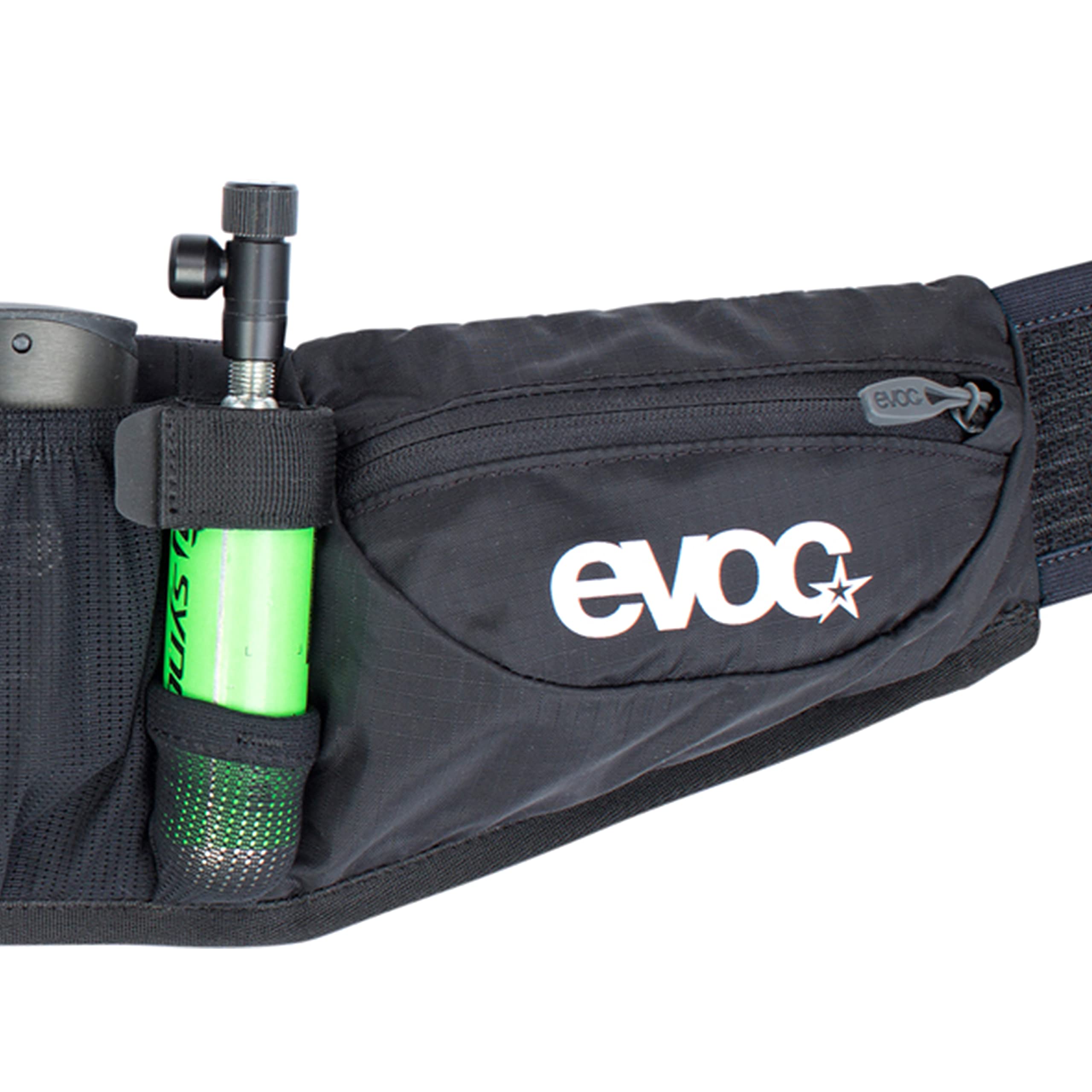 EVOC RACE BELT Hüfttasche Bauchtasche für Zubehörteile und Werkzeug (AIR PAD SYSTEM für optimale Belüftung, durchdachtes Taschenmanagement, Hüftgurttasche, mit flexiblem AIROFLEX-Hüftgurt)
