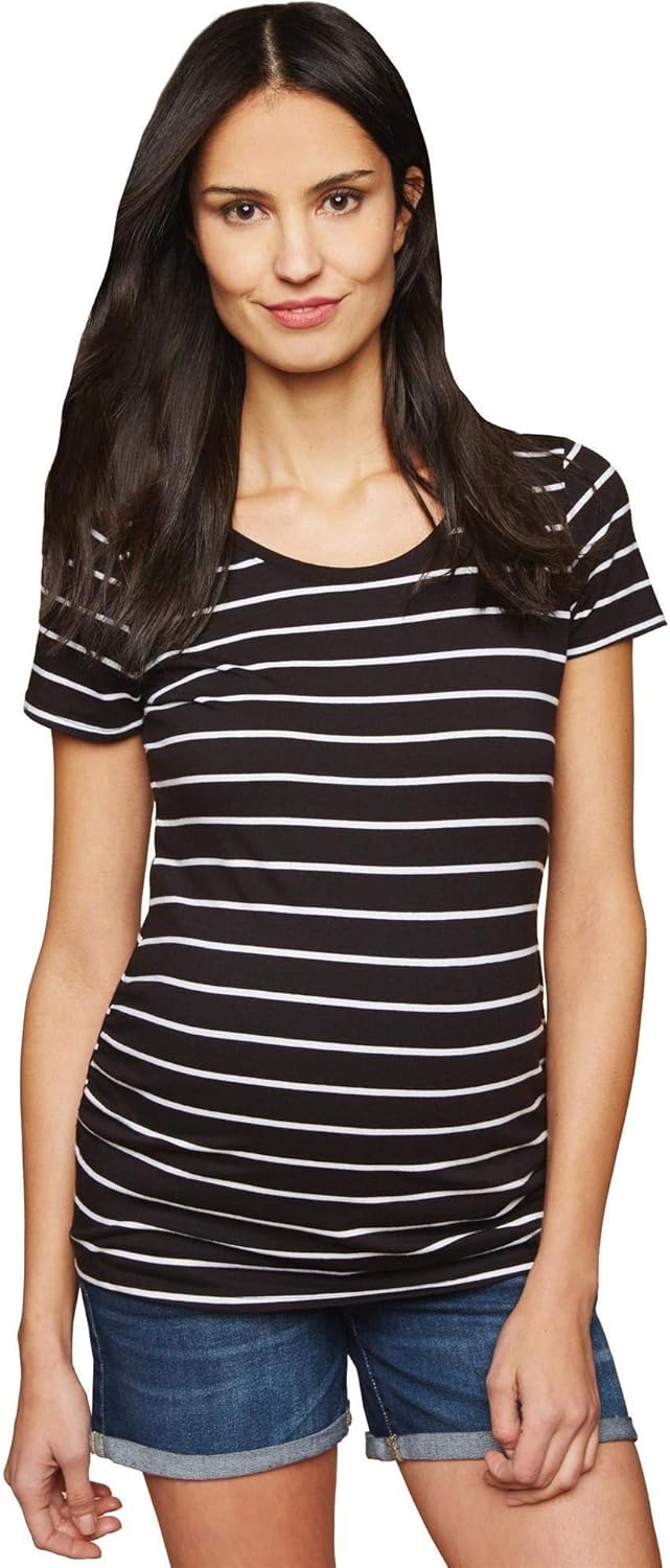 Motherhood Maternity Women's Indigo Blue Baby Roll Hem Secret Fit Belly Denim Short at  Women’s Clothing store