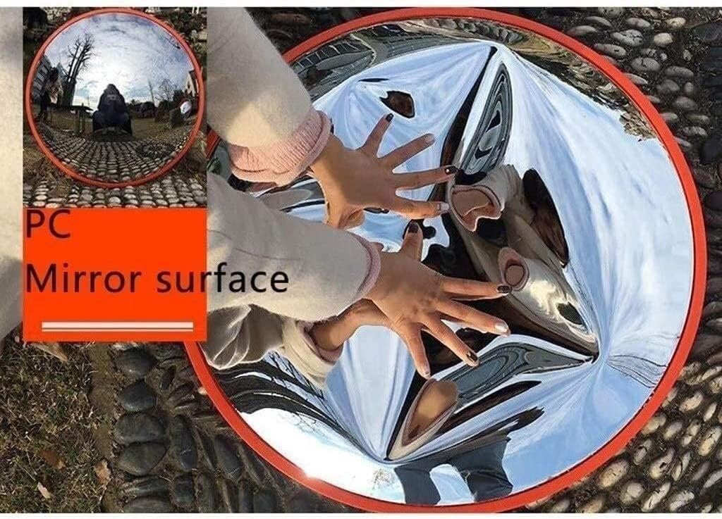 Wide Angle Rearview Mirror, Wide Angle Curved Safety Mirror, Warehouse Anti-theft Mirror, Supermarket Blind Spot Mirror (Color : 30cm)