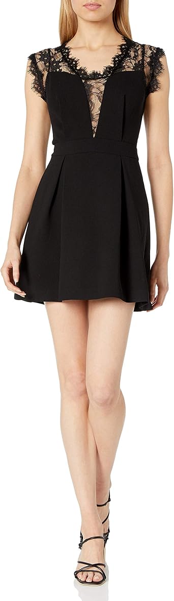 bcbgeneration black lace dress