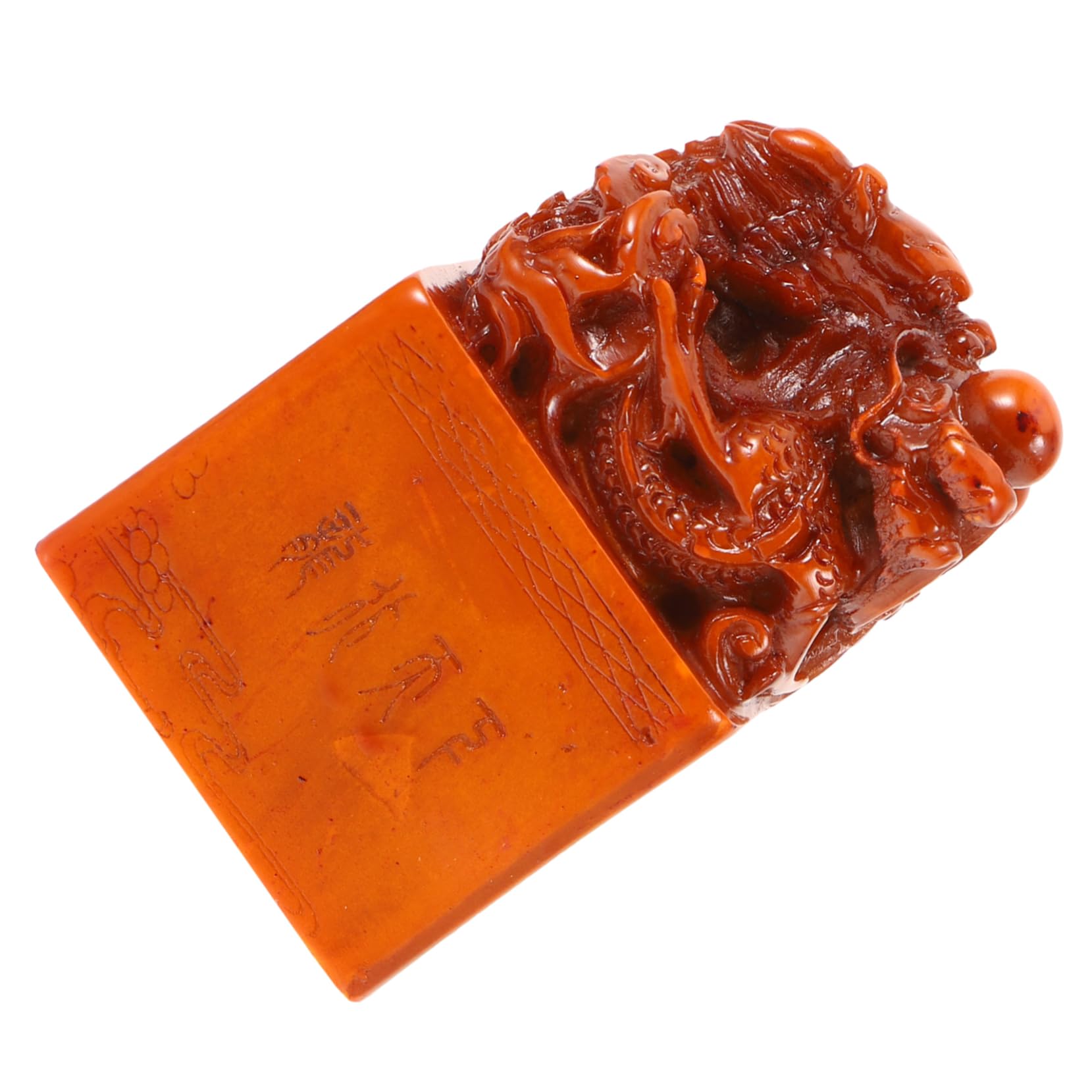 HOMSFOU 3 Pièces Tampon pour Chinoise Sceau Pierre Matériau pour DIY Fournitures Artistiques Personnalisables