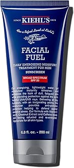 Facial Fuel Moisturizer with SPF 20 for Men, Energizing Face Moisturizer for Dull Skin, Non-Greasy Feel, Hydrating Lotion and Broad Spectrum Sunscreen, with Caffeine, Vitamin C & Vitamin E
