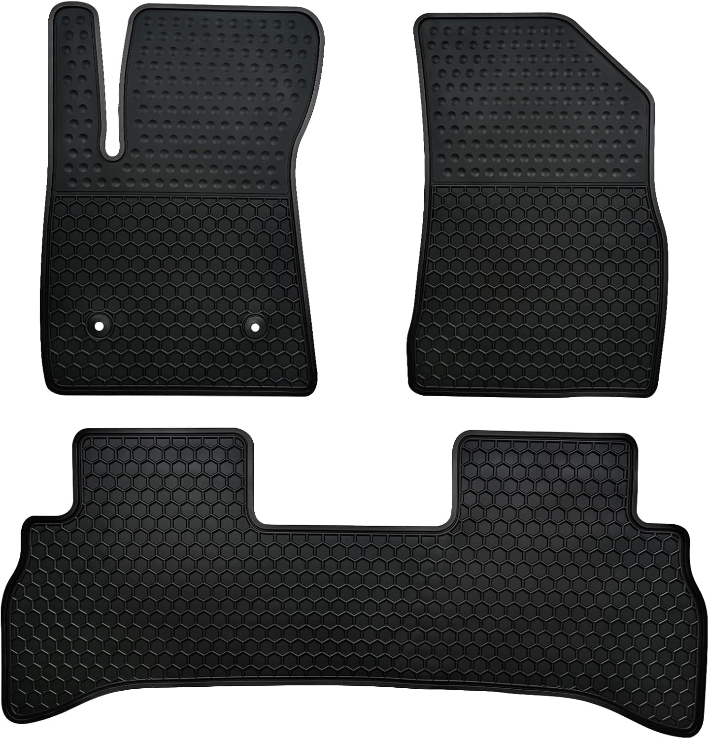 Car Floor Mats Custom Fit for Buick Encore GX 2025 2024 2023 2022 2021 2020 (Only Fits FWD) Odorless Washable Rubber All Weather Floor Liner Black