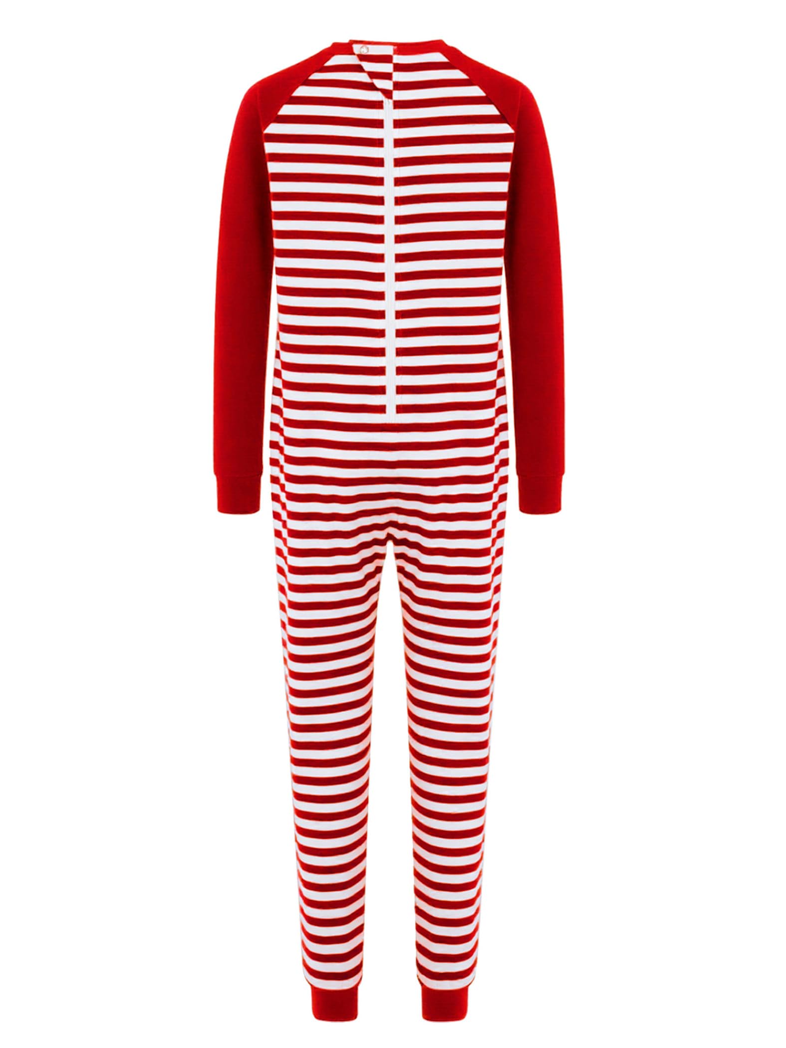 Vêtements Adaptatifs Anti-arrachage Unisex Pour Enfants Avec Besoins Particuliers Salopette Rayée Longue 3-16 Ans