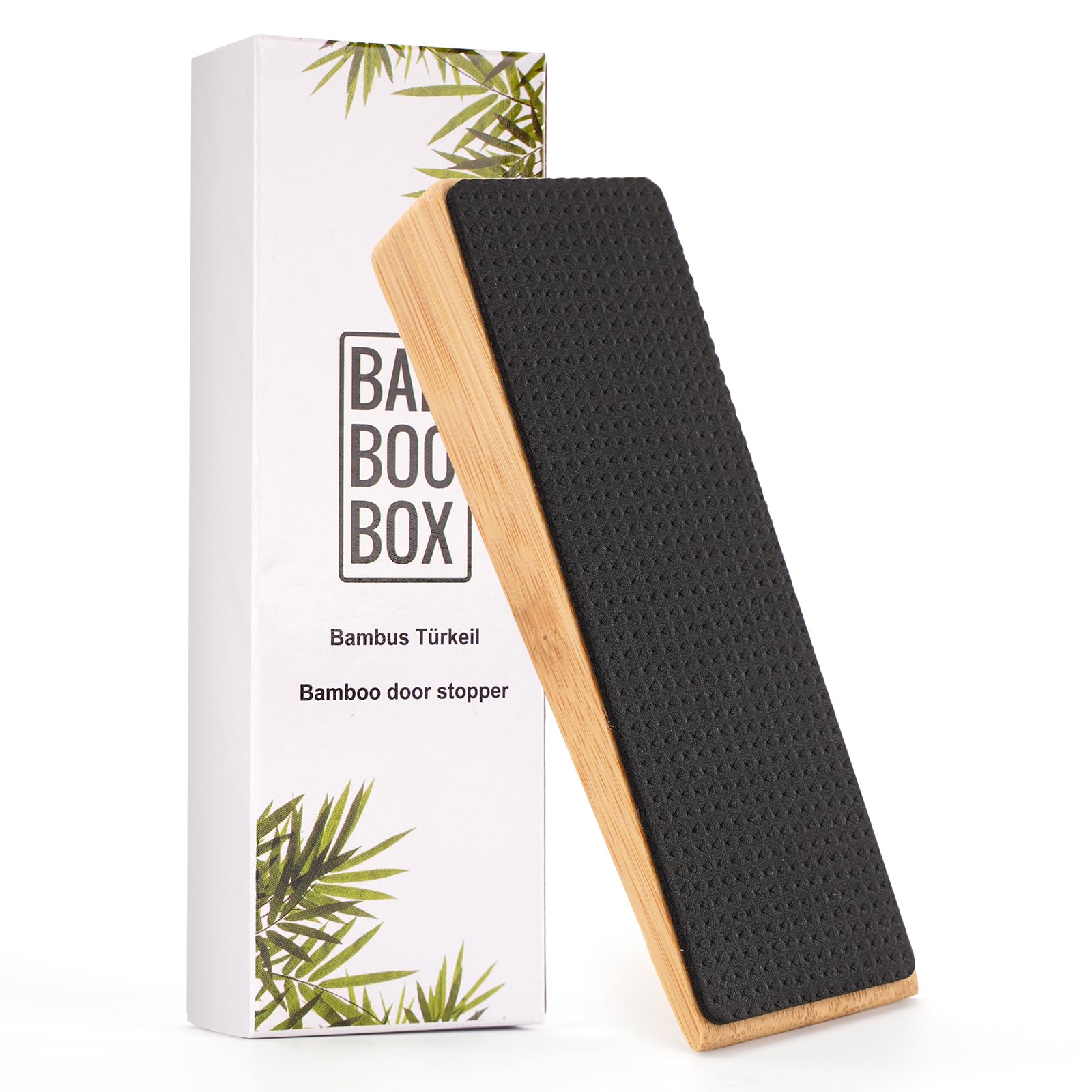 BAM BOO BOX Trstopper rutschfest Bambus - Trkeil aus Holz - Fester  Trstopper boden mit Gummi - Trkeile fr alle Bden - Holzkeile fr alle  Arten von Tren - Door stopper : Amazon.de: Baumarkt