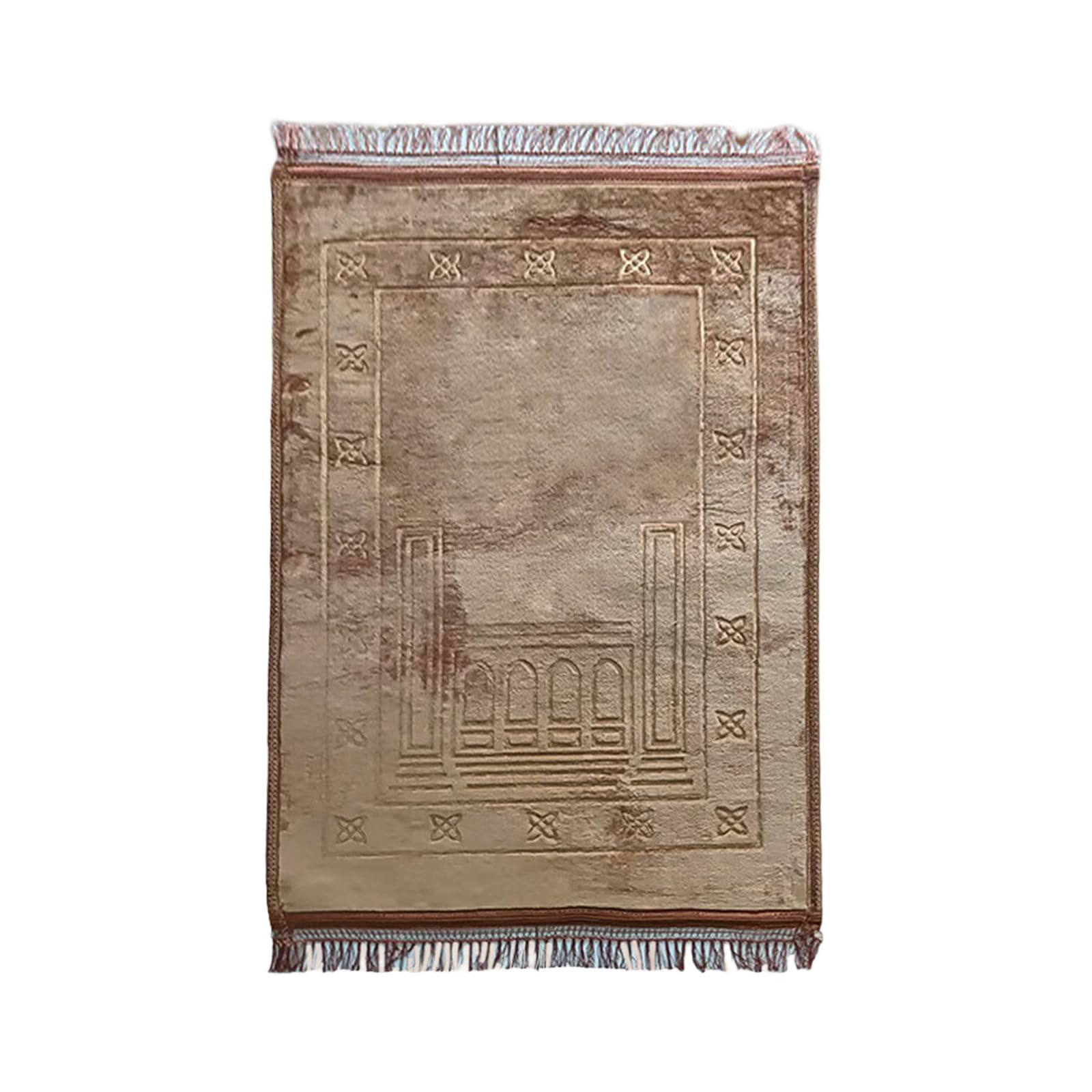 Tapis Prière Épais Doux pour Les Musulmans Parfait pour Les Prières Quotidiennes Le Tasbeeh Tapis Prière Rembourré