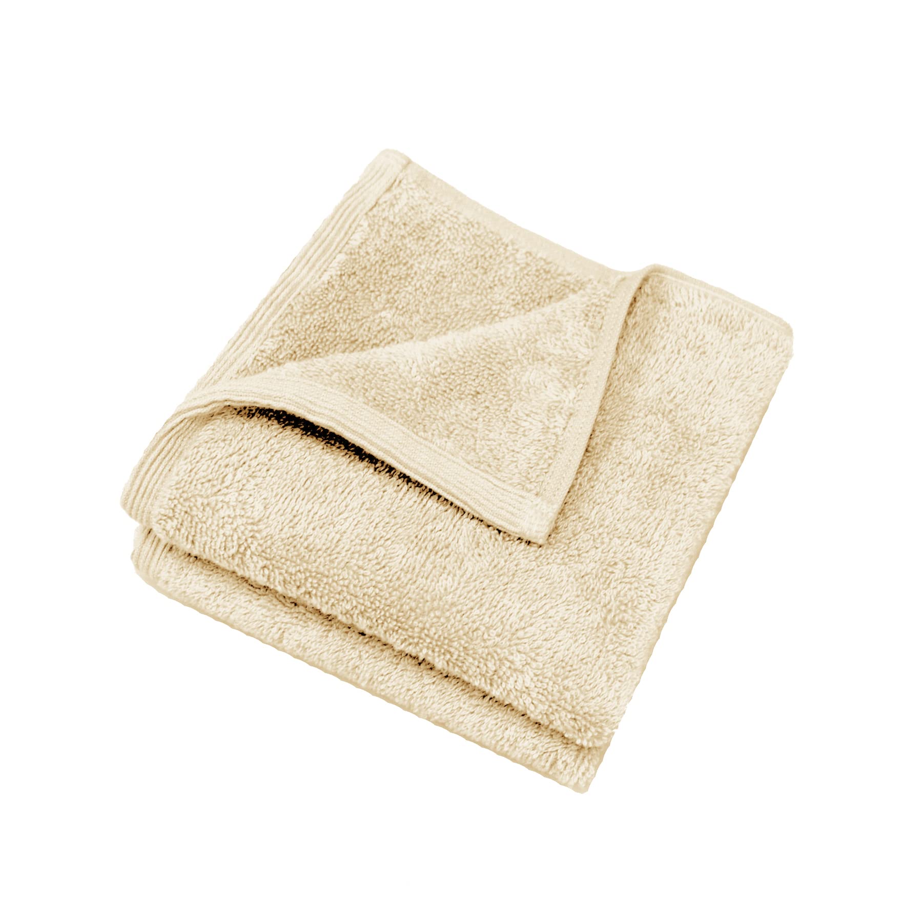 Allure Bath Fashions Marlborough Sand Face Cloth 2 Pack - Bamboo Cotton Blend - Hypoallergenic