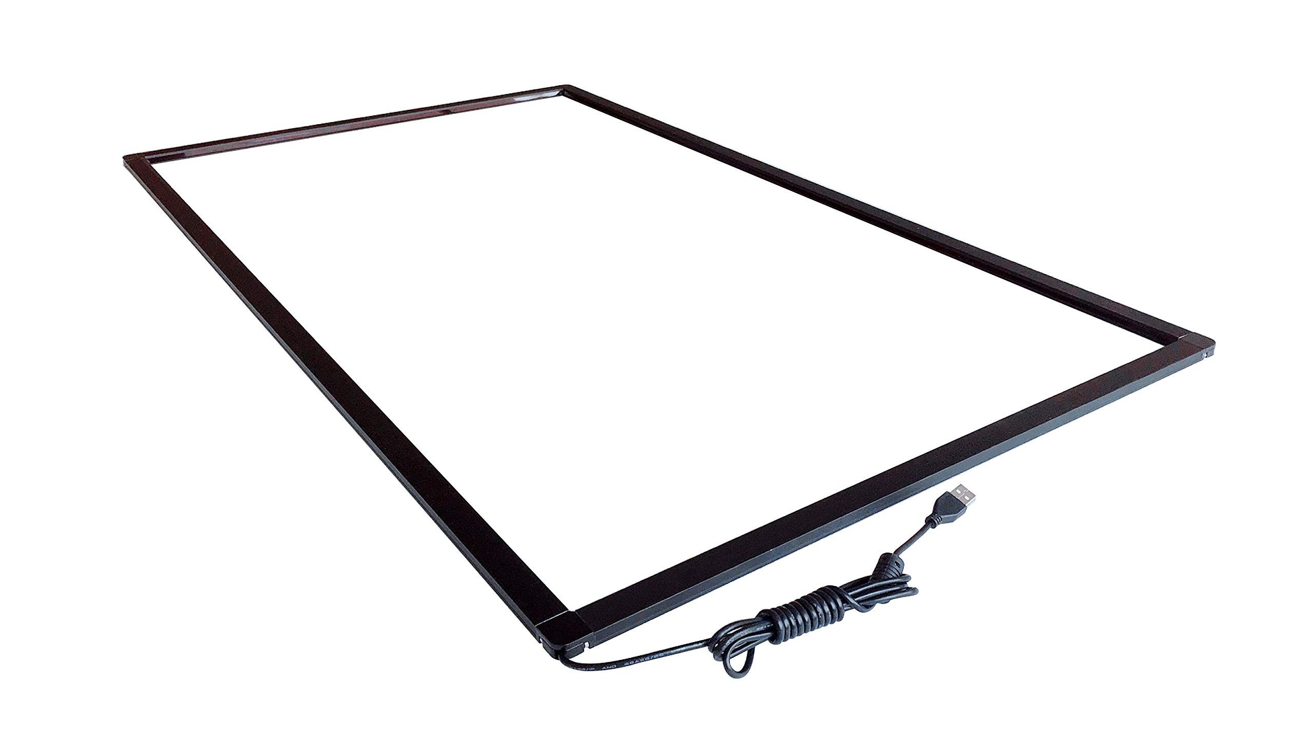 Cadre Tactile Infrarouge, écran Tactile Infrarouge 16: 9 Écran Tactile Infrarouge avec Interface USB pour écrans LED TV, présentation, kiosque, expositions, Tableau Blanc(65")